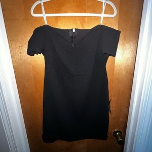 L/XL off the shoulder black dress